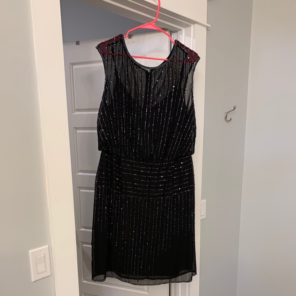 Adrianna Papell beaded cocktail dress